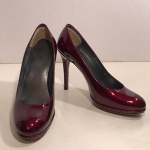 Stuart Weitzman “Gently Worn” Maroon Pumps